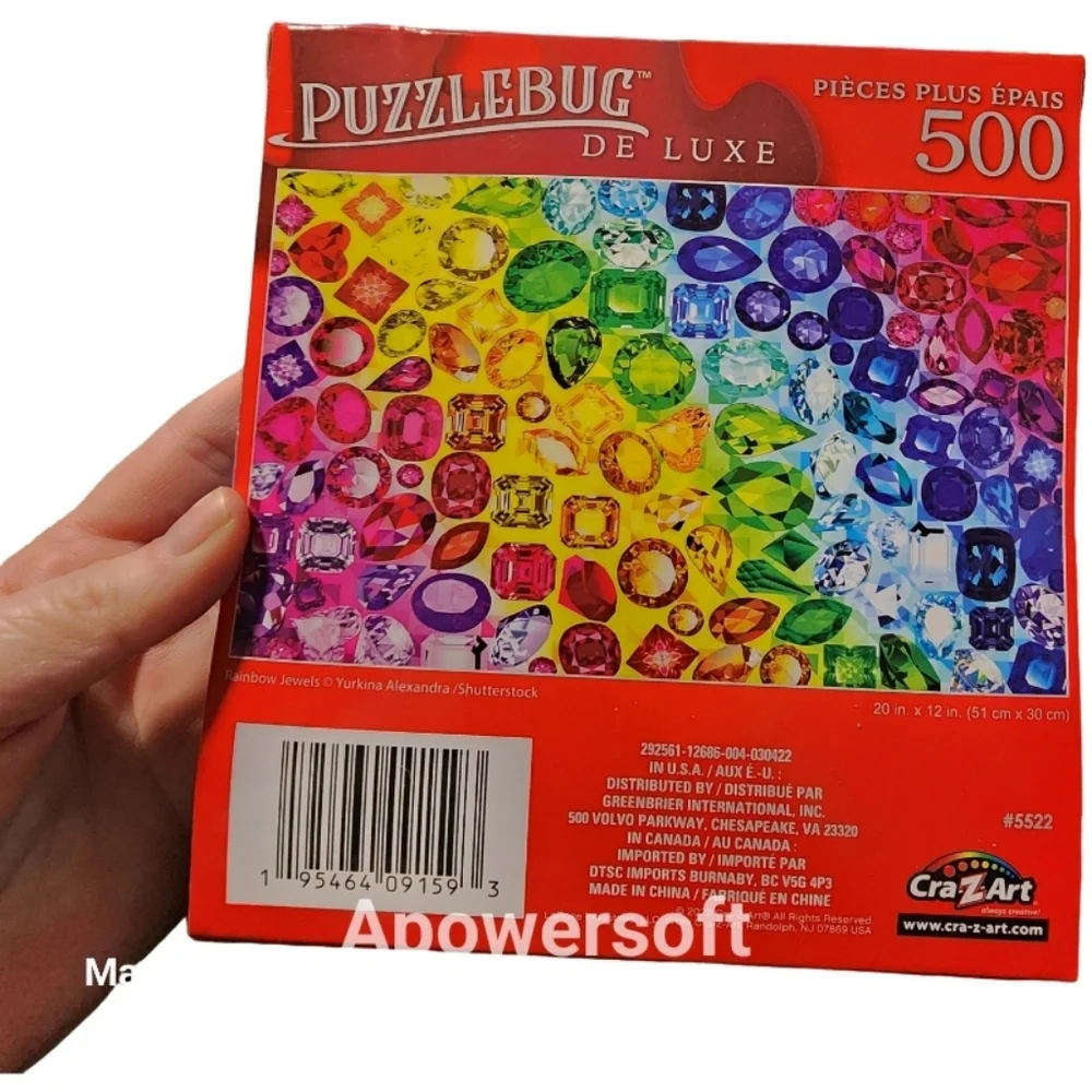 Set of Six 500-Piece Jigsaw Puzzles - Colorful Disney & Themed Designs